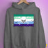 Gay Male Pride Pirate Flag Hoodie - Grey Heather