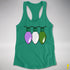 Genderqueer Pride Christmas Lights Racerback Tank - Kelly Green