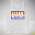 Assume Nothing Philly LGBTQ Gay Pride Flag Premium Tank Top - White