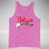 Believe Asexual Pride Jingle Bell Premium Tank Top - Neon Pink