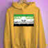 Aromantic Pride Pirate Flag Hoodie - Mustard