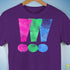 Polysexual Pride Exclamation Points Premium Unisex T-Shirt - Purple