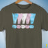 Transgender Pride Exclamation Points Premium Unisex T-Shirt - Army