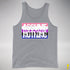 Assume Nothing Genderfluid Pride Flag Premium Tank Top - Grey Heather