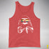 Pride Sloth Bear Pride Flag Sunglasses Premium Tank Top - Red Triblend