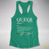 Queer Definition Women's Racerback Tank - Kelly Green