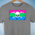 Polysexual Pride Pirate Flag Premium Unisex T-Shirt - Grey Heather