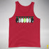 Agender Pride Christmas Lights Premium Tank Top - Red