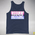 Assume Nothing Omnisexual Pride Flag Premium Tank Top - Navy