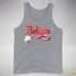 Believe Lesbian Pride Jingle Bell Premium Tank Top - Grey Heather