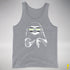 Pride Sloth Agender Flag Sunglasses Premium Tank Top - Grey Heather