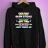 Stupid People Are Like Glow Sticks Hoodie - Black