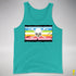 Queer Pride Pirate Flag Premium Tank Top - Teal