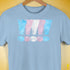 Transgender Pride Exclamation Points Premium Unisex T-Shirt - Baby Blue