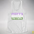 Assume Nothing Genderqueer Pride Flag Racerback Tank - White