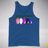 Genderfluid Pride Christmas Lights Premium Tank Top - Royal Blue