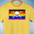 Philly LGBTQ Pride Pirate Flag Premium Unisex T-Shirt - Yellow