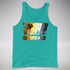 Bear Pride Grunge Exclamation Points Premium Tank Top - Teal