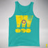 Intersex Pride Grunge Exclamation Points Premium Tank Top - Teal