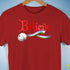 Believe Genderqueer Pride Jingle Bell Premium Unisex T-Shirt - Red
