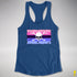 Omnisexual Pride Pirate Flag Racerback Tank - Royal
