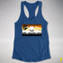 Bear Pride Pirate Flag Racerback Tank - Royal