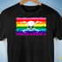 Gilbert Baker LGBTQ Pride Pirate Flag Premium Unisex T-Shirt - Black