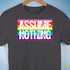 Assume Nothing Gilbert Baker Original LGBTQ Gay Pride Flag Premium - Dark Grey Heather