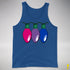 Bisexual Pride Christmas Lights Premium Tank Top - Royal Blue