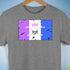 Drag Pride Pirate Flag Premium Unisex T-Shirt - Grey Heather