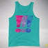 Bisexual Pride Exclamation Points Premium Tank Top - Teal