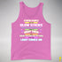 Stupid People Are Like Glow Sticks Premium Tank Top - Neon Pink
