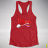 Believe Lesbian Pride Jingle Bell Racerback Tank - Red