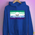 Gay Male Pride Pirate Flag Hoodie - Royal Blue