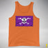 Lesbian Labrys Pride Pirate Flag Premium Tank Top - Orange