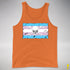 Transgender Pride Pirate Flag Premium Tank Top - Orange