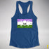 Genderqueer Pride Pirate Flag Racerback Tank - Royal