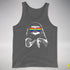 Gilbert Baker LGBTQ Pride Sloth Rainbow Flag Sunglasses Premium Tank - Deep Heather