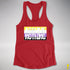 Assume Nothing Nonbinary Pride Flag Racerback Tank - Red