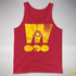 Intersex Pride Grunge Exclamation Points Premium Tank Top - Red