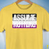 Assume Nothing Asexual Pride Flag Premium Unisex T-Shirt - Yellow
