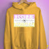 Assume Nothing Twink Pride Flag Hoodie - Mustard