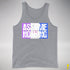 Assume Nothing Drag Pride Flag Premium Tank Top - Grey Heather