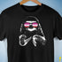 Pride Sloth Pink Lesbian Flag Sunglasses Premium Unisex T-Shirt - Black