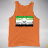 Aromantic Pride Pirate Flag Premium Tank Top - Orange