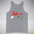 Believe Aromantic Pride Jingle Bell Premium Tank Top - Grey Heather