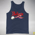 Believe Lesbian Pride Jingle Bell Premium Tank Top - Navy