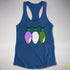 Genderqueer Pride Christmas Lights Racerback Tank - Royal