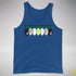 Agender Pride Christmas Lights Premium Tank Top - Royal Blue