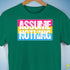 Assume Nothing Pansexual Pride Flag Premium Unisex T-Shirt - Kelly Green